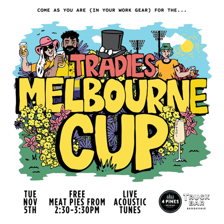 Tradies Melbourne Cup at 4 Pines Truck Bar