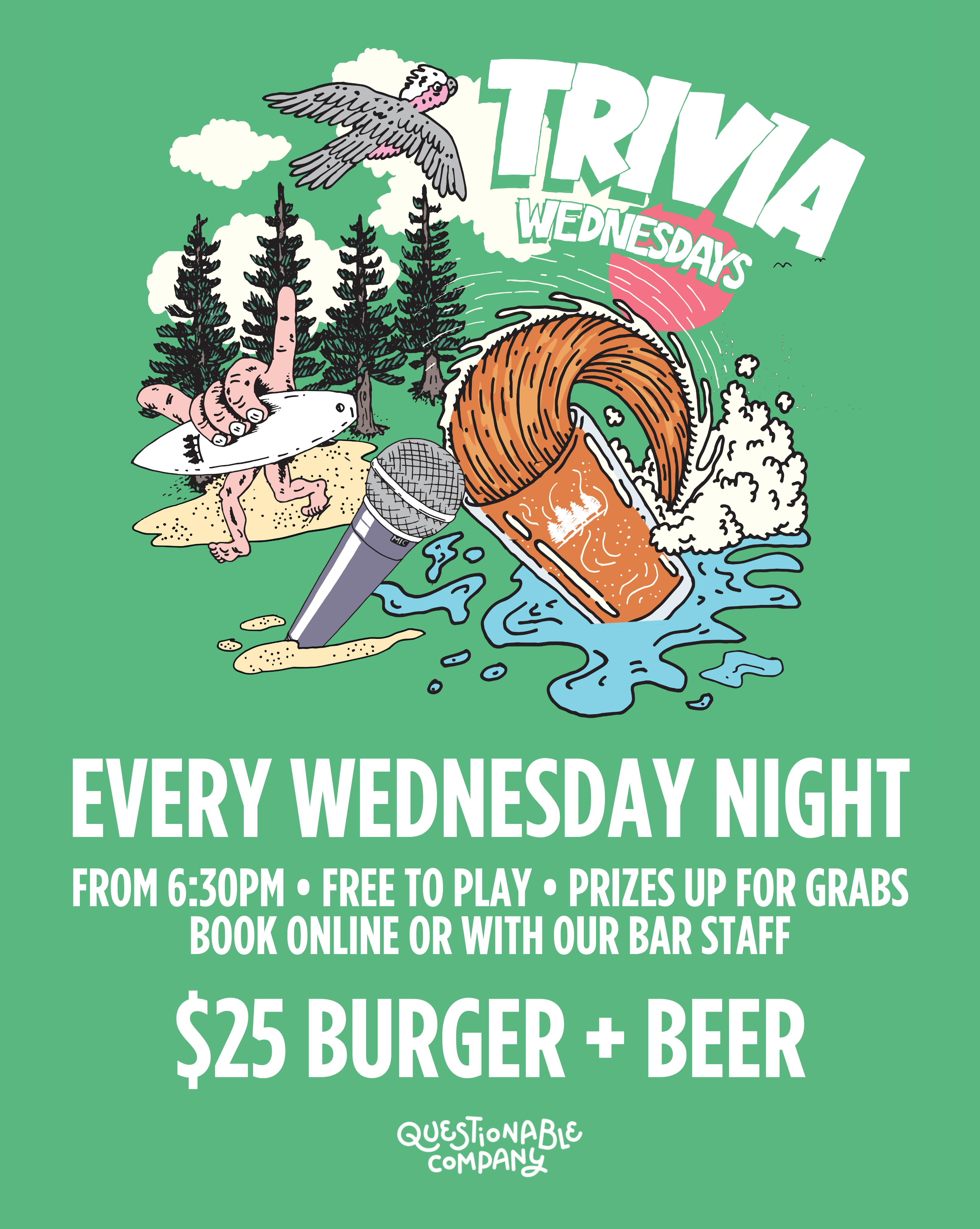 What's On - Wednesday - 4 Pines Coolangatta