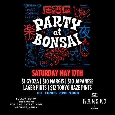 Bonsai After Dark Party! 🏯🪩🎏