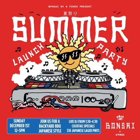 Summer Launch Party at Bonsai by 4 Pines ☀️