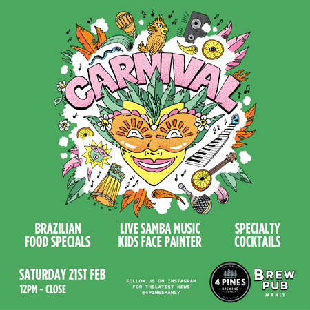 Carnival at 4 Pines at 4 Pines Brew Pub 🦜🍹