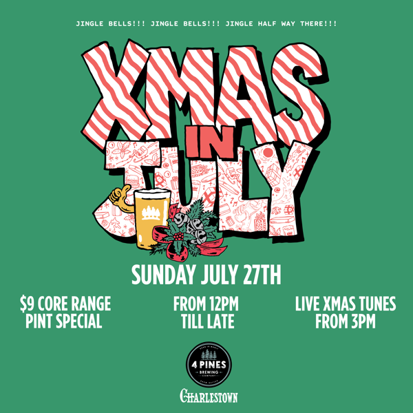 XMAS in July at 4 Pines Charlestown