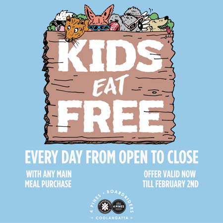 Kids Eat Free Every Day! 