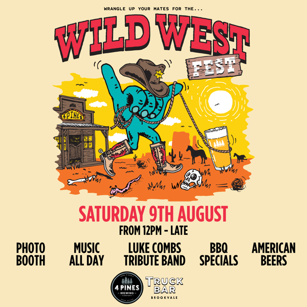 Wild West Fest at 4 Pines Truck Bar 🏜️
