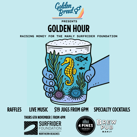 Golden Hour - Raising Money for the Manly Surfrider Foundation