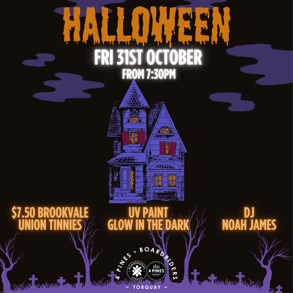 Halloween UV Party at 4 Pines Torquay