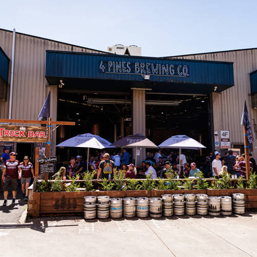 4 Pines Brewery Truck Bar 7 Days from 12pm 20 taps HQ Brewery of 4 Pines Brewery Truck Bar 7 Days from 12pm 20 taps HQ Brewery of