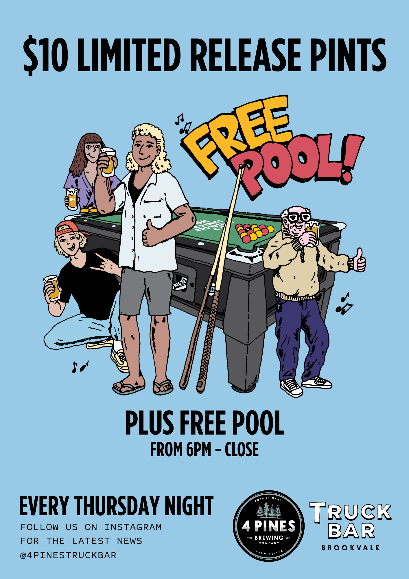 What's On - Thursday - 4 Pines Truck Bar