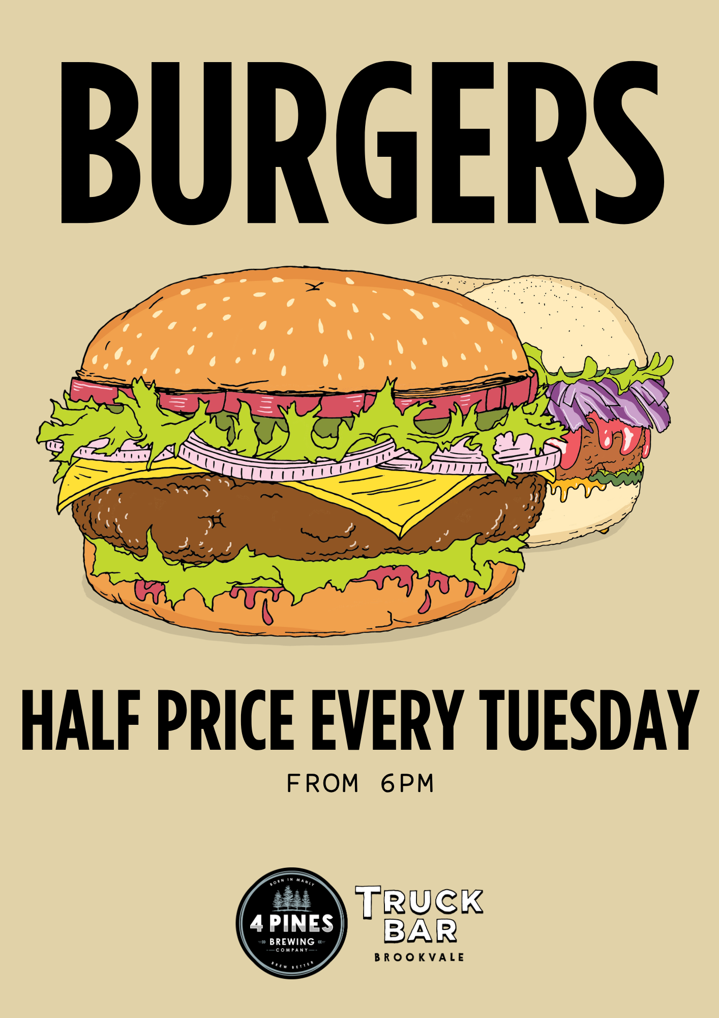 What's On - Tuesday - 4 Pines Truck Bar