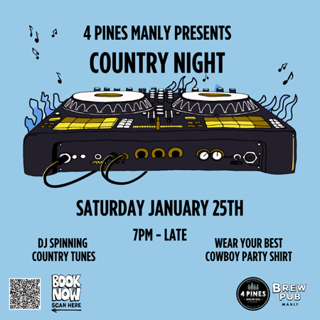 Country Night at 4 Pines Manly