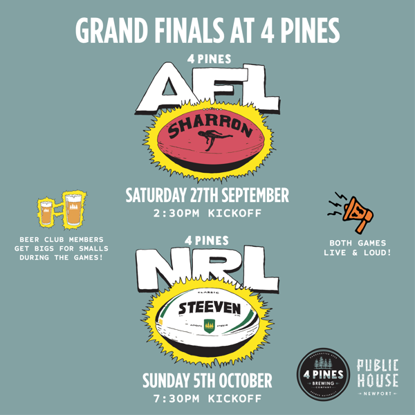 AFL & NRL Grand Finals at Public House!