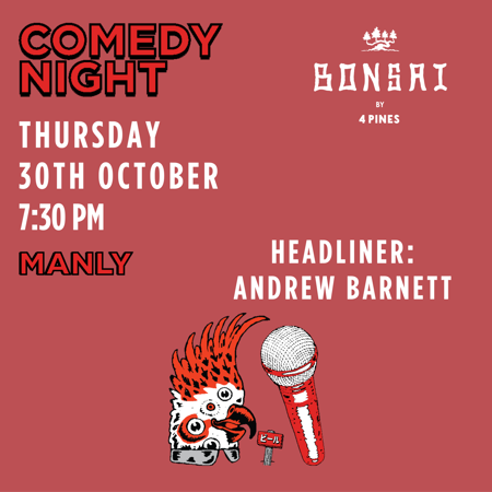 October Comedy Night at Bonsai