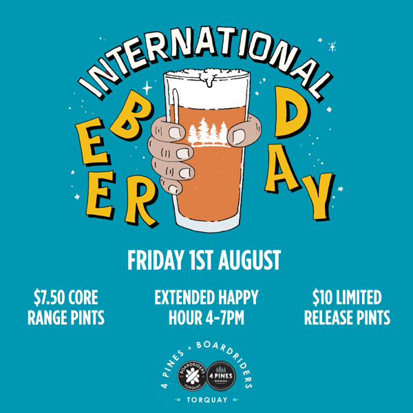 International Beer Day at 4 Pines Torquay