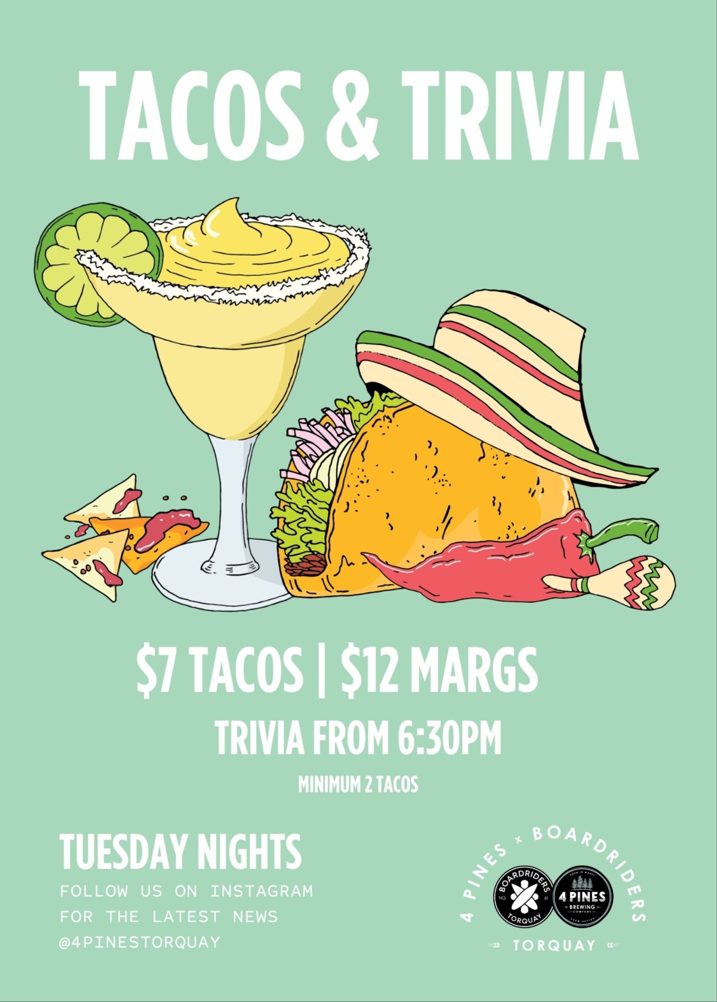 What's On - Tuesday - 4 Pines Torquay