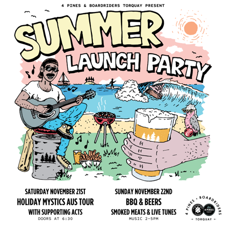 Summer Launch Party at 4 Pines Torquay ☀️ November 23rd-24th