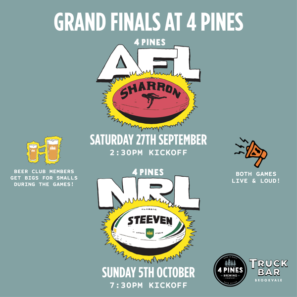 AFL & NRL Grand Finals at Truck Bar! 