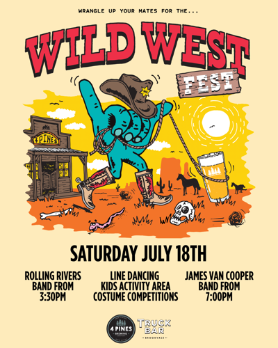 Wild West Fest at 4 Pines Truck Bar 