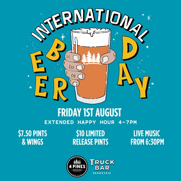 International Beer Day at 4 Pines Truck Bar